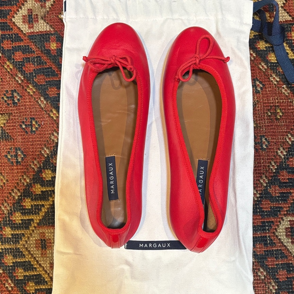Margaux Vibrant Red Loafers